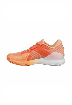Tennisschoenen voor kleibanen - coral   white