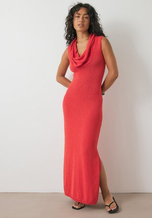 WATERFALL - Maxi-jurk - red