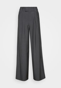 ONLNISA LIFE WIDE  - Bukse - dark grey melange/ultimate gray