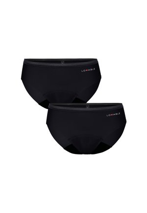 2-PACK - Mutande mestruali - nero