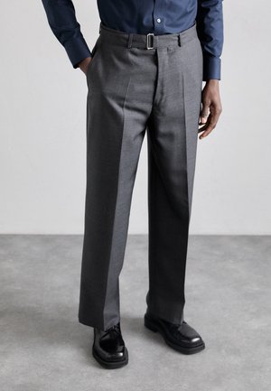 NASH BELT  - Trousers - dark grey