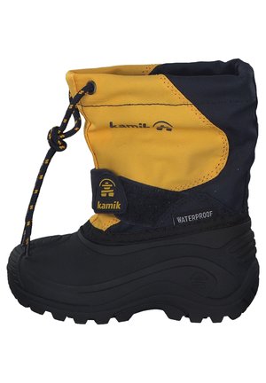 Stivali con i lacci - light yellow