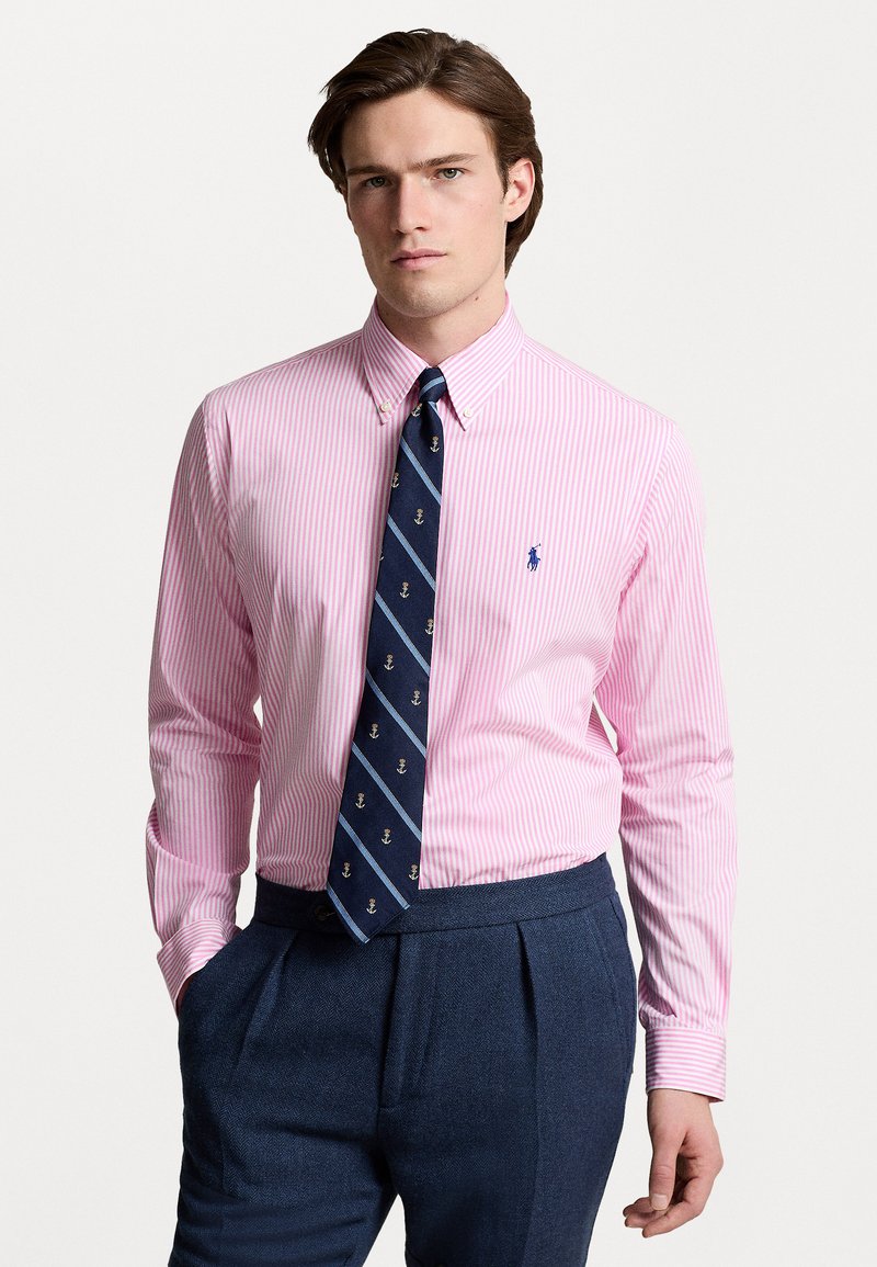 Polo Ralph Lauren - SLIM FIT STRIPED STRETCH POPLIN SHIRT - Hemd - pink/white, Vergrößern