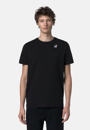 K-Way LEONIDE T-SHIRT - T-shirt basic - black pure-usy