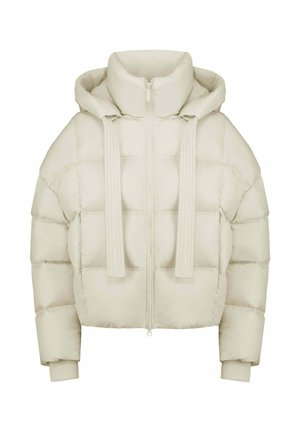 Bomboogie, NARA JACKET - SHORT DOWN JACKET PADDED WITH REAL DOWN - Gewatteerde jas - white swan