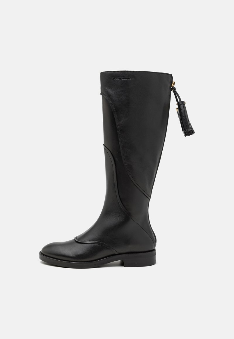 See by Chloé TASSEL PATCHWORK - Bottes - black