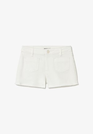 Brownie, SHORT PATCH GLITTER - Shorts vaqueros - blanco