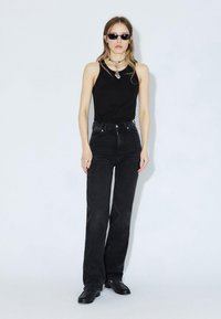 Dr.Denim MOXY STRAIGHT - Straight leg jeans - black mist