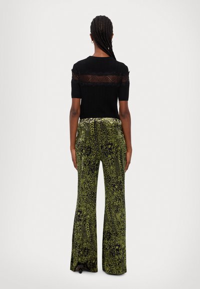 Diane von Furstenberg RUTHETTE PANTS - Hlače - green