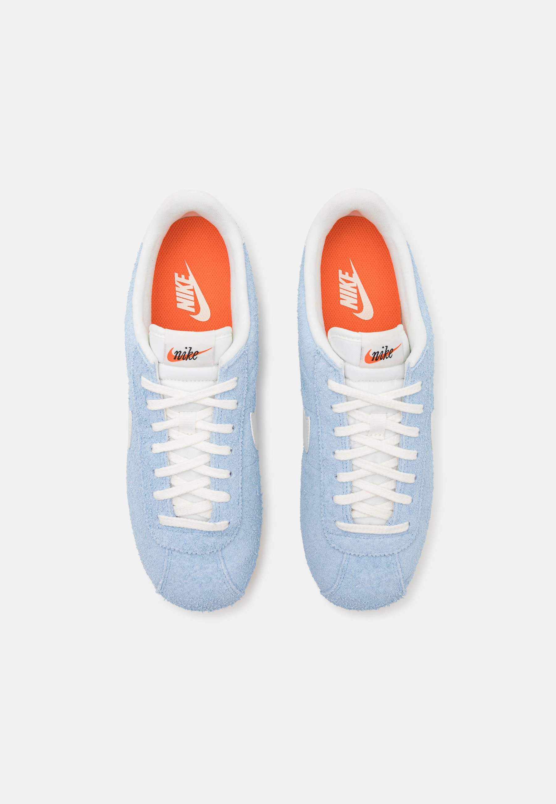 nike cortez orange and blue