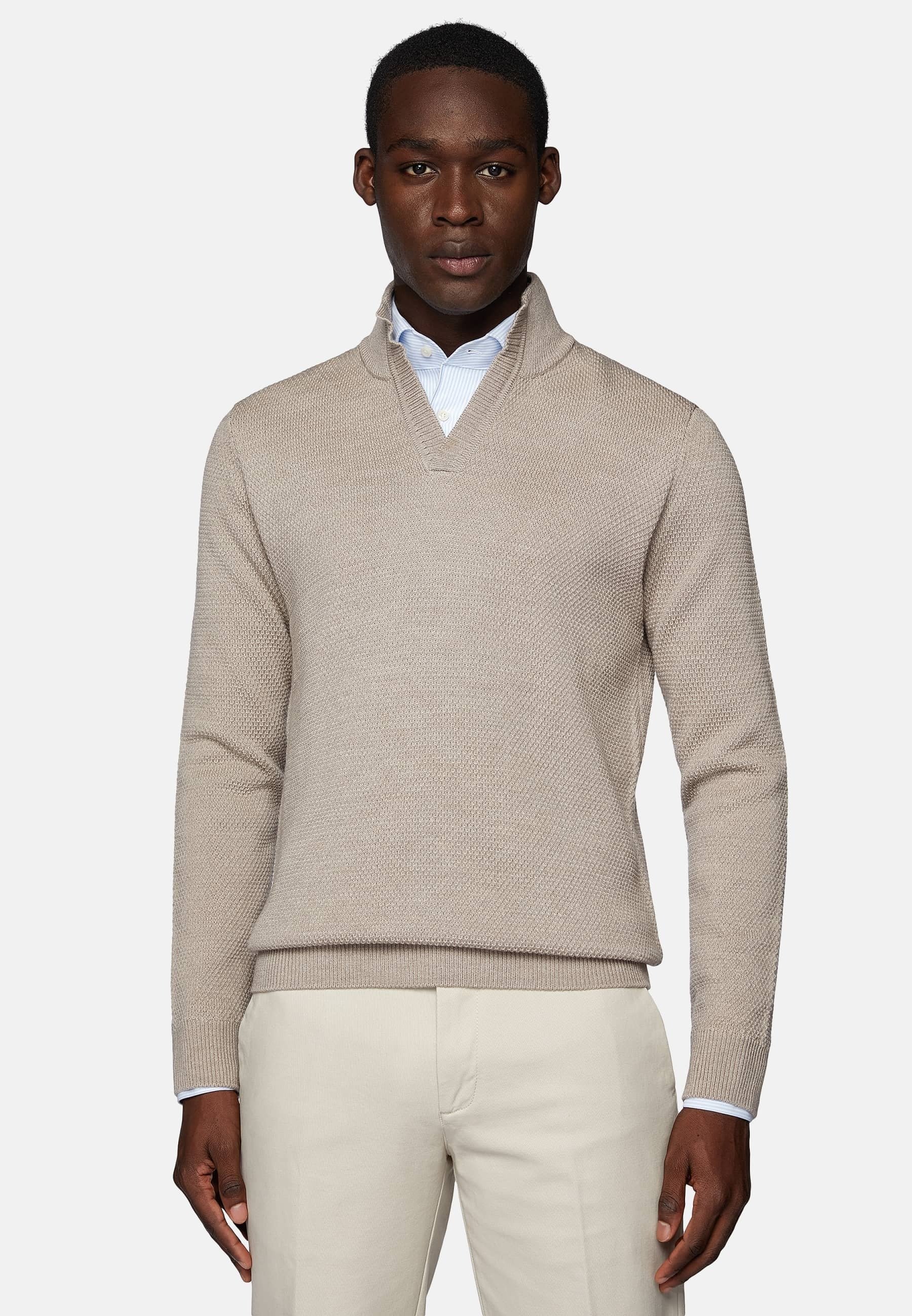 Boggi Milano Maglione - beige - Zalando.it