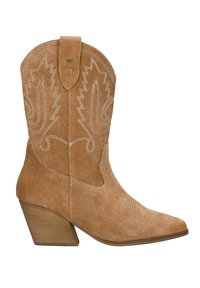 R.36 - Cowboy-/Bikerstiefelette - light brown