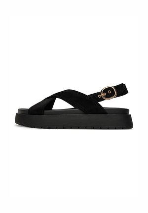 Jenny, Plateausandalette - black