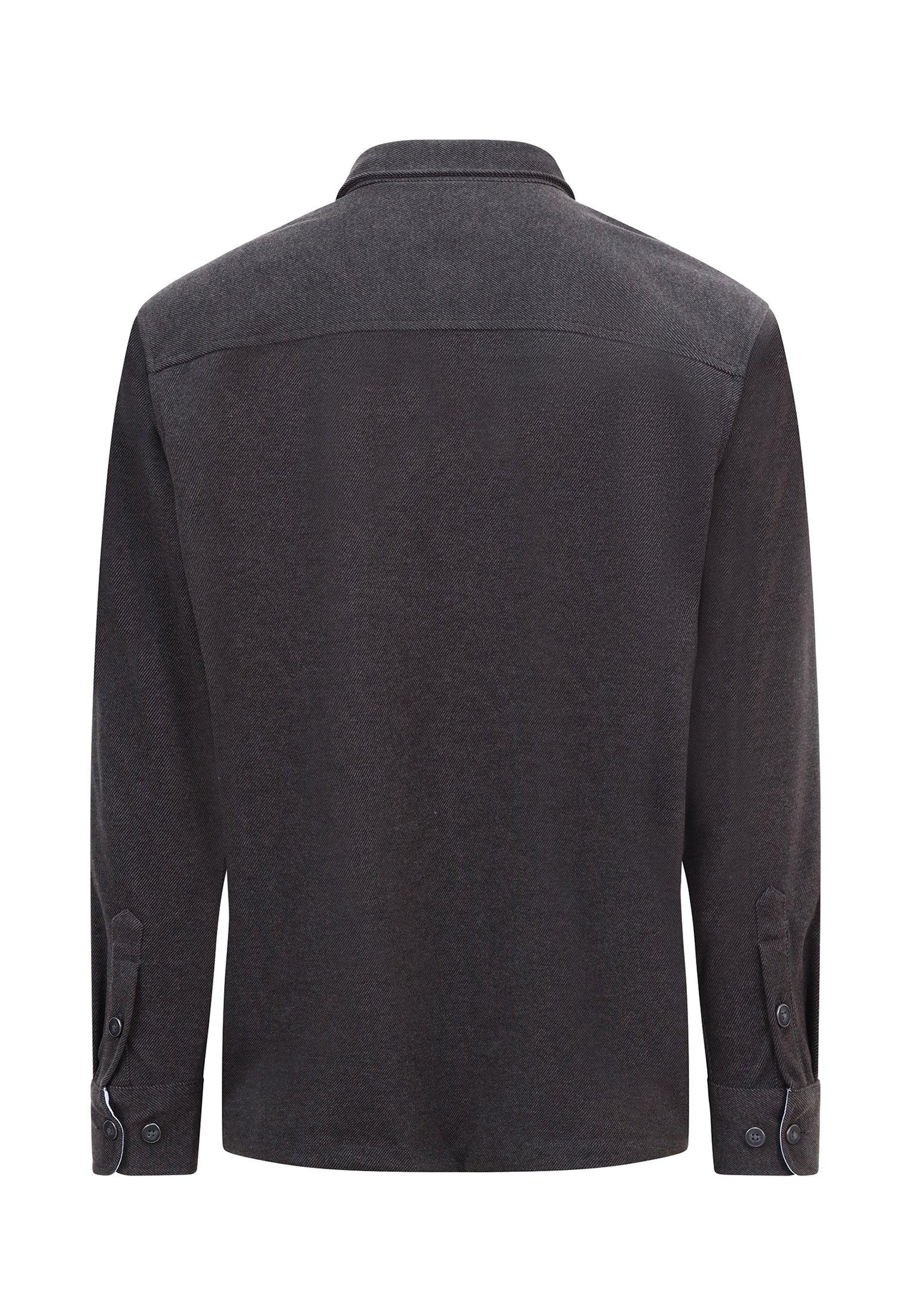 ARIAT Herren Langarmhemd Aus Festem Twill Mit Logo – Normale Passform, Stehkragen
