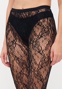 ONLY ONLESTA FLOWER TIGHTS - Panty - black