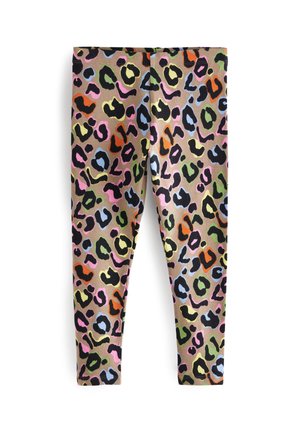 Next Leggings - Hosen - neutral pink blue bright animal print