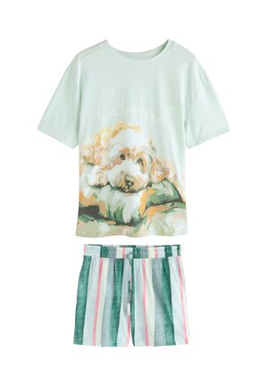 HAMISH THE HIGHLAND COW SET STANDARD - Pizsamák - blue charlie the cockapoo