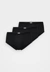 GO DAILY HIGHWAIST 3 PACK - Briefs - black