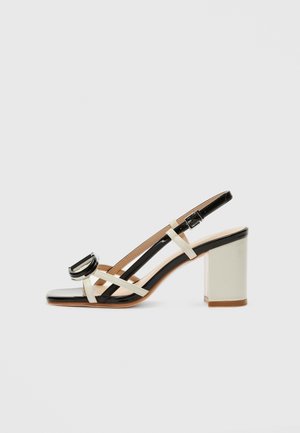 TWINSET Sandalen met hoge hak - neve/nero