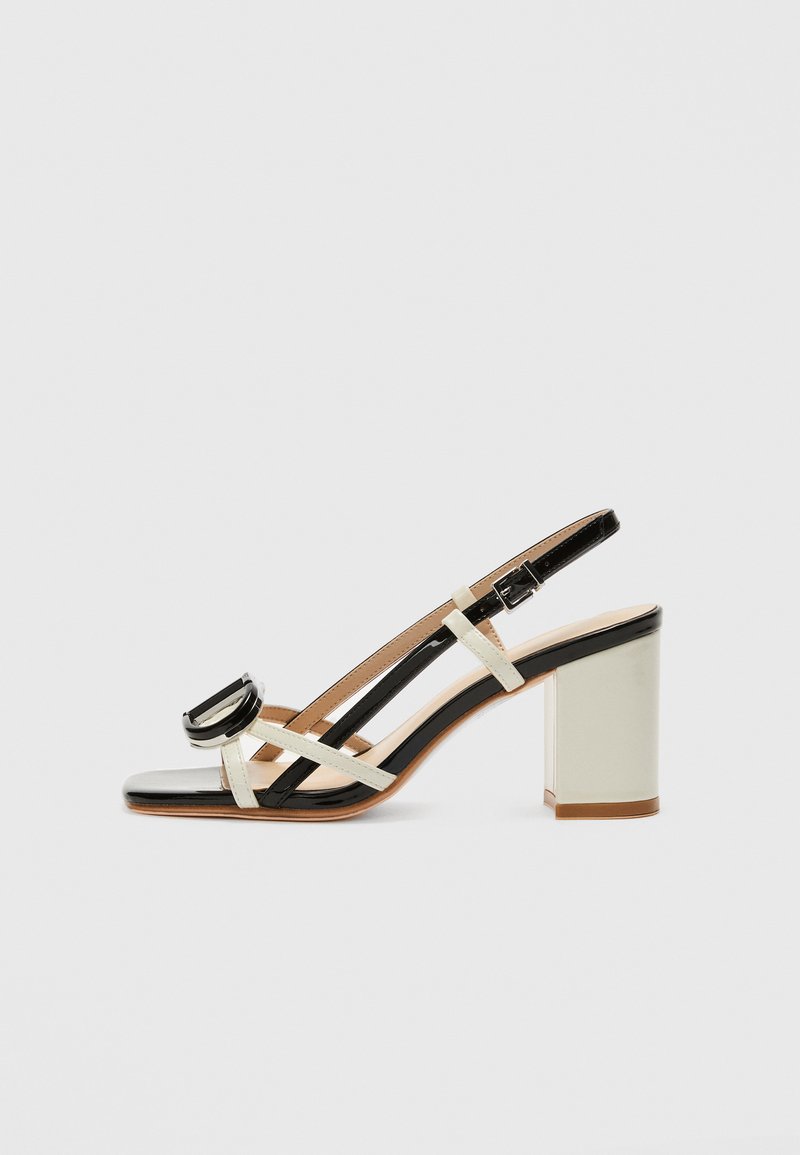 TWINSET Korolliset sandaalit - neve/nero