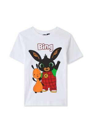 BING - T-shirt con stampa - bianco ottico