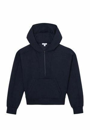 Reiss, REGULAR FIT - LOCKIE PREMIUM INTERLOCK HALF-ZIP HOODIE . - Hættetrøje - navy