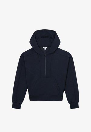 Reiss, REGULAR FIT - LOCKIE PREMIUM INTERLOCK HALF-ZIP HOODIE . - Hættetrøje - navy