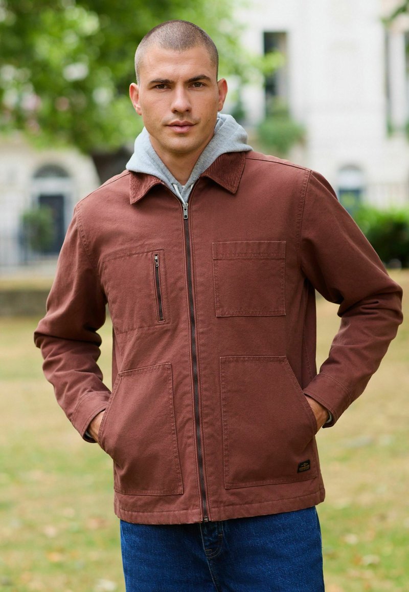 Next REGULAR FIT CHORE Übergangsjacke rust brown/braun Zalando