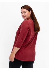 Active by Zizzi WORKOUT  - Langarmshirt - cordovan