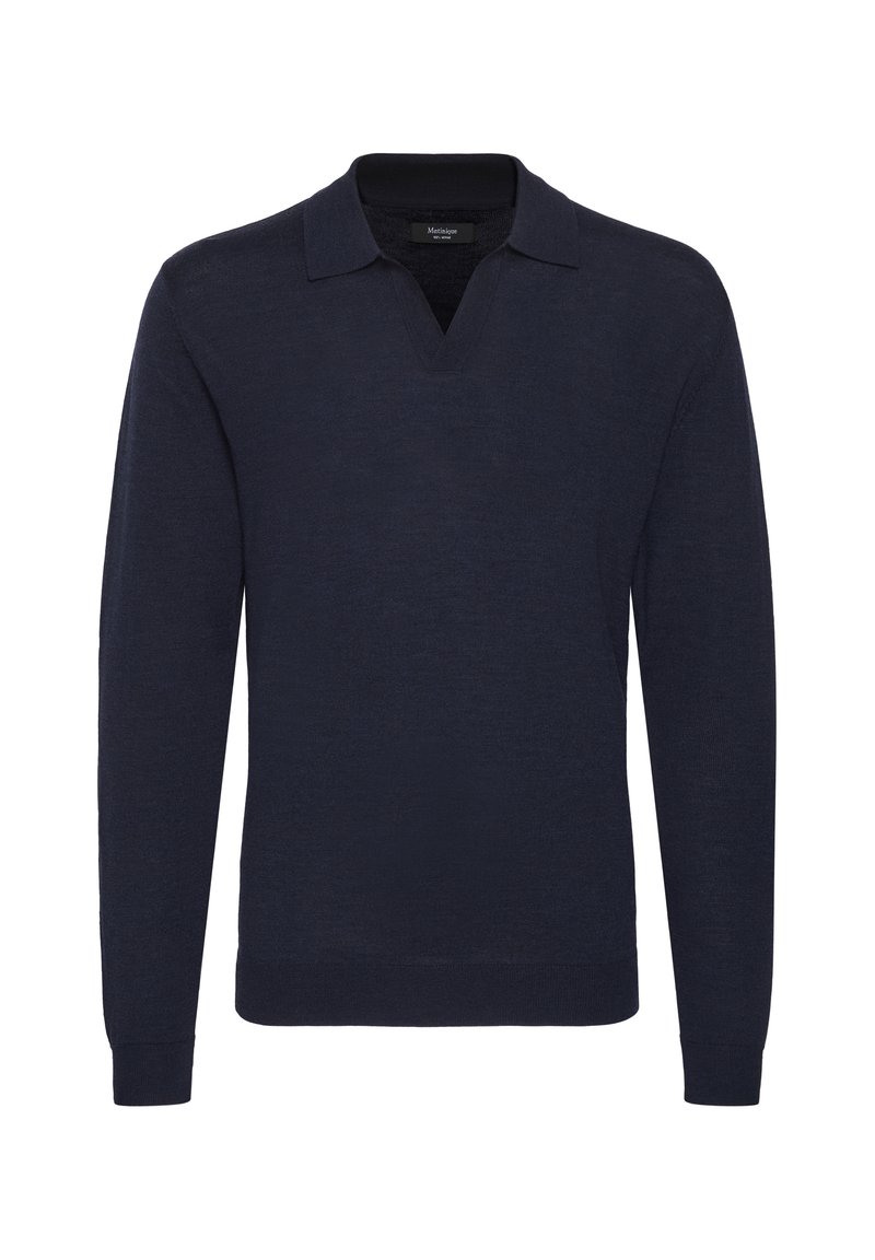 Matinique Trui gemêleerd donkerblauw