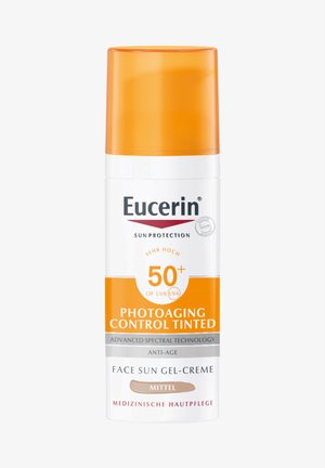 Eucerin SUN PHOTOAGING CONTROL FACE CC CREME GETÖNT MITTEL LSF 50+ - Sun protection