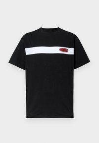 SCRIPT PANEL TEE UNISEX - Pamata T-krekls - black