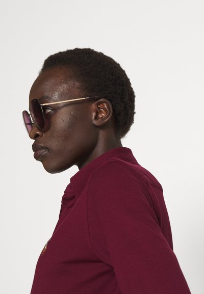 Polo Ralph Lauren HEIDI LONG SLEEVE - Blusa com botões - monarch red