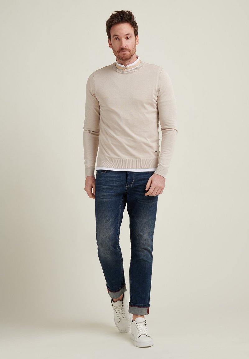 Herren Strickjacken | Daniel Hechter Strickpullover sand - UR73256 Herren Strickjacken | Daniel Hechter Strickpullover sand - UR73256