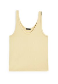 RIBBED STRAPPY SLEEVELESS - Top - camel