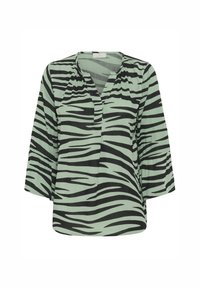 KALEA - Blouse - green black animal
