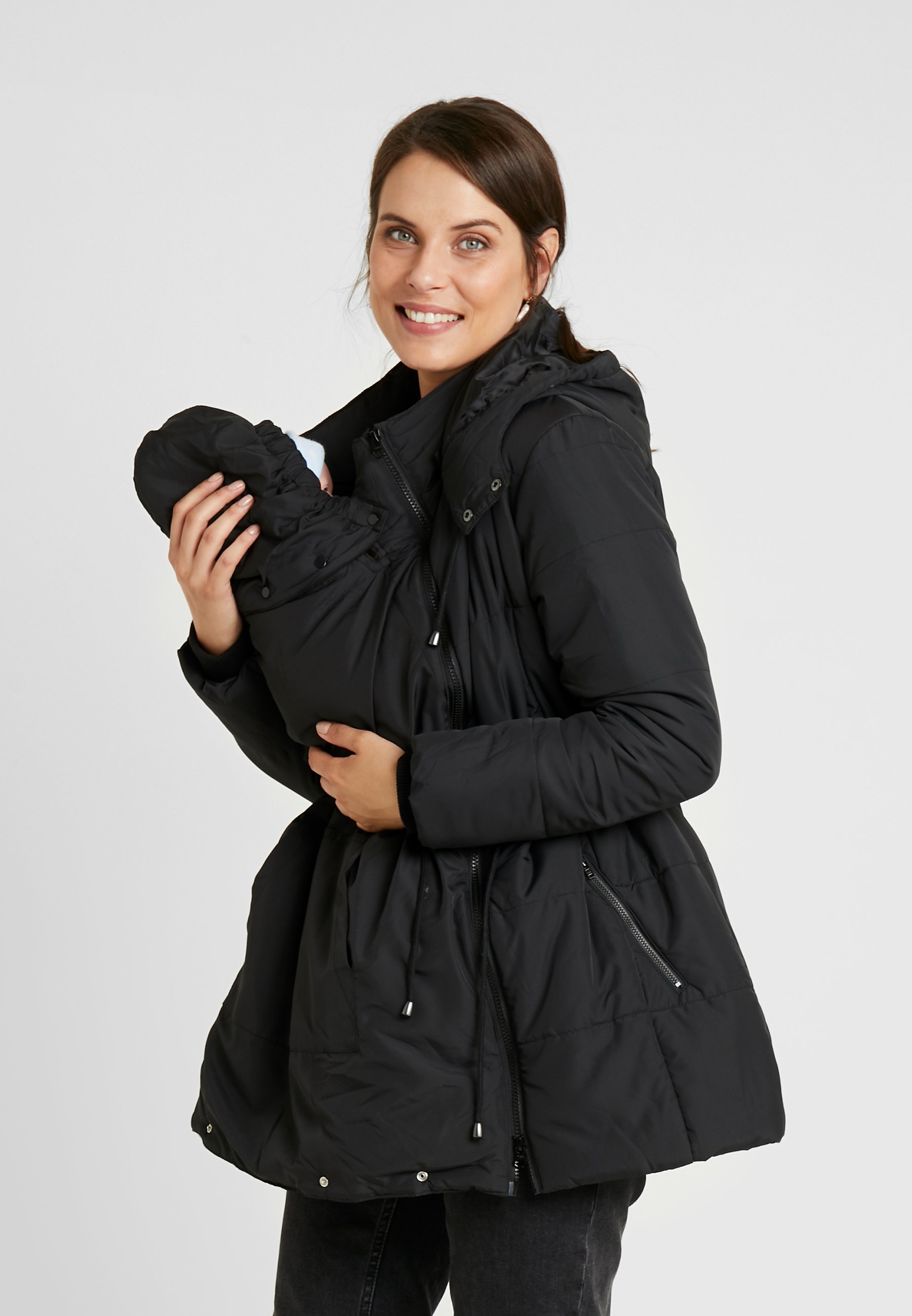 Jojo Maman Bebe 3 In 1 Padded Jacket Parka Black Zwart Zalando Nl Jojo Maman Bebe 3 In 1 Padded Jacket Parka Black Zwart Zalando Nl
