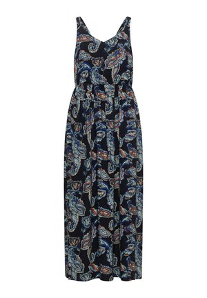 Cecil, MAXIKLEID WITH V-NECK AND PRINT - Maxikjoler - universal blue