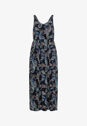 Cecil, MAXIKLEID WITH V-NECK AND PRINT, petrol