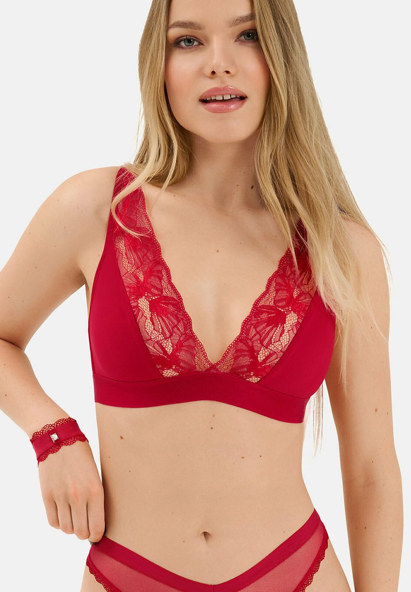 Lisca SYMPATHY - Triangel BH - rouge