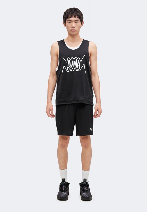 PUMA TEAMJAWS REVERSIBLE SHORTS - Sports shorts - black/white — photo 2