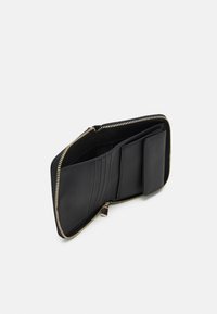 Guess MERIDIAN SMALL ZIP AROUND - Lommebok - black
