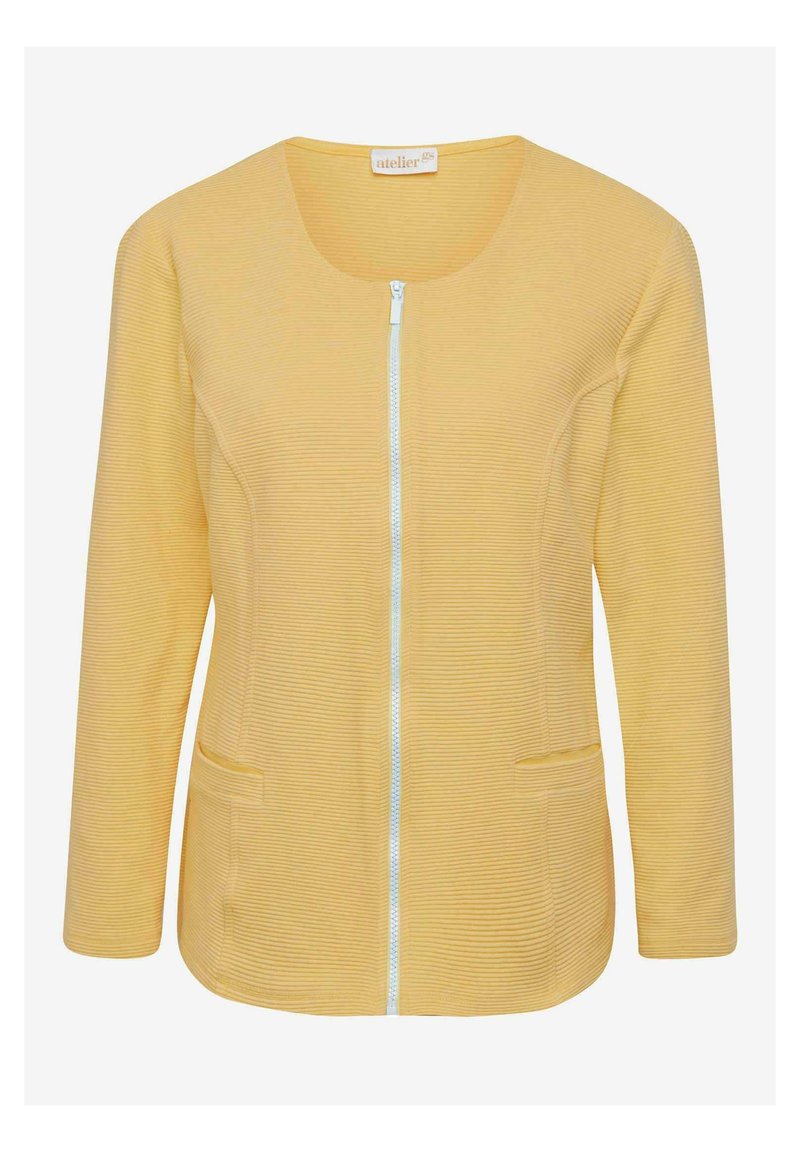 Damen Strickjacken | GOLDNER Strickjacke gelb - QQ72754 Damen Strickjacken | GOLDNER Strickjacke gelb - QQ72754