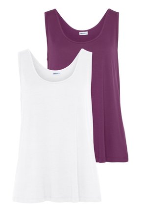 2 PACK - Top - lila weiß