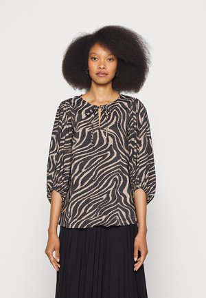 FQTIDI - Blusa - black/beige