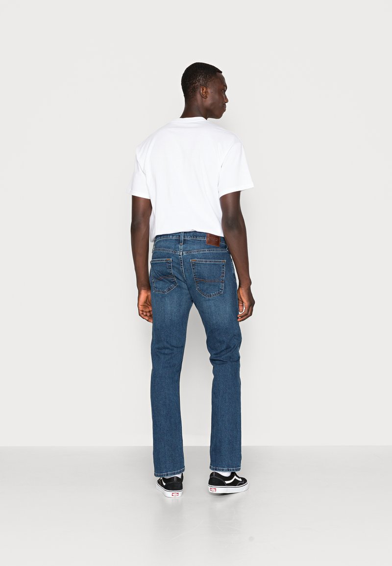 Hollister Co. Straight leg jeans - bright dark/dark-blue denim 