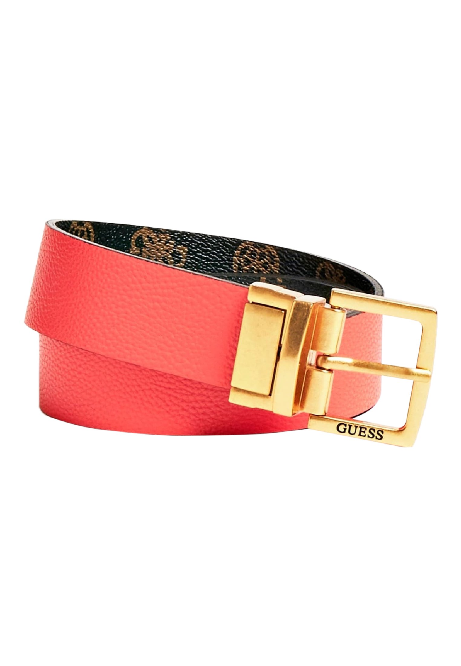 Ceinture Femme En Cuir Marron Avec Médaillons étoiles Strass - Taille 34, Neuf Avec Petits Défauts