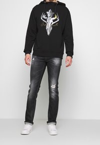 Just Cavalli Jersey con capucha - black
