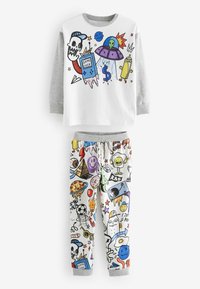 Next LONG SLEEVE 2 PACK - REGULAR FIT SET - Nattøj sæt - grey white character