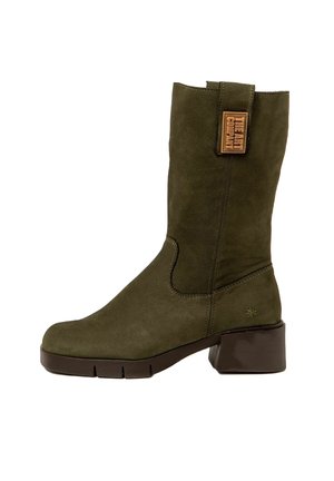 Botines con plataforma - kaki